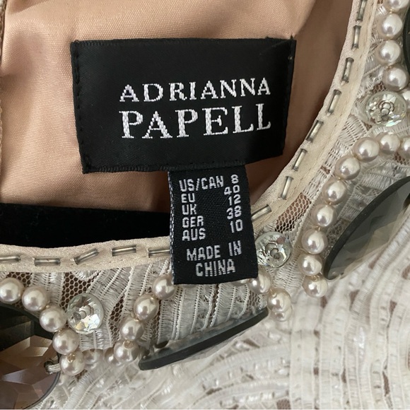 ADRIANNA PAPELL LACE SHIFT DRESS - Picture 10 of 12